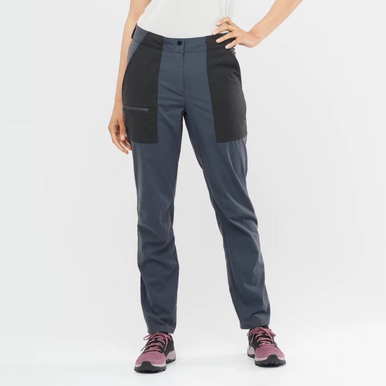 Navy Salomon Outrack Women\'s Sport Pants | IE AN7584